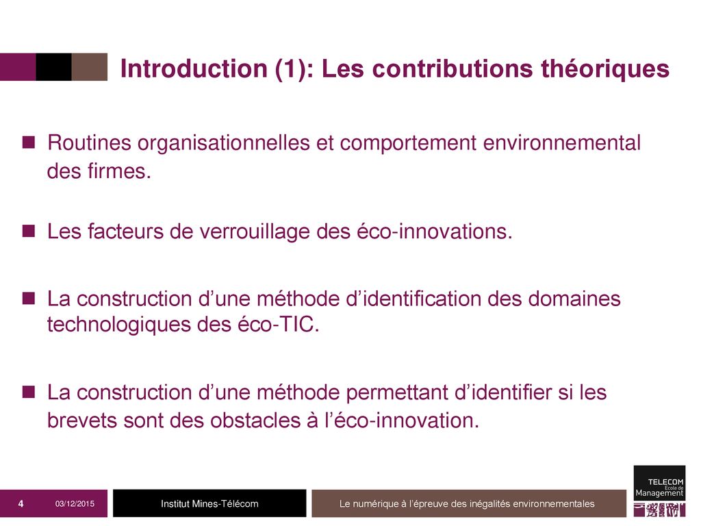 Le numérique à lépreuve des inégalités environnementales ppt télécharger